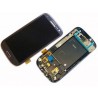 Pantalla completa + carcasa frontal Samsung Galaxy S3 i9300. Gris ORIGINAL