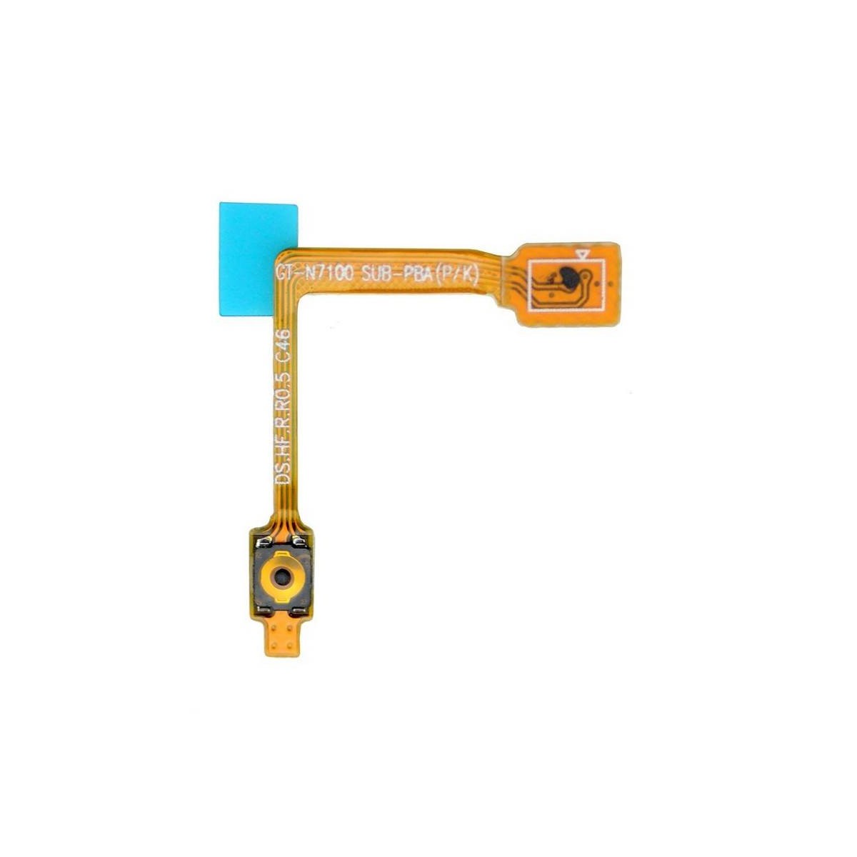 Botón de encendido Flex Cable plano para Samsung Galaxy Note N7100