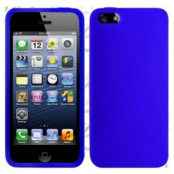 funda silicona azul marino