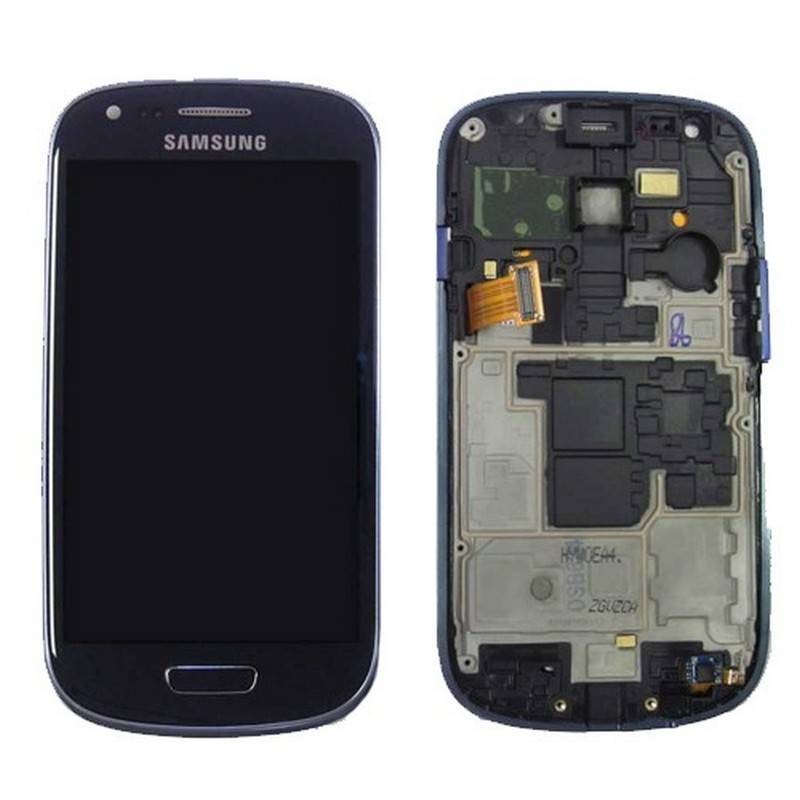 Ecrã Completa (Display + Tactil) para Samsung Galaxy S3 Mini, I8190 Azul 