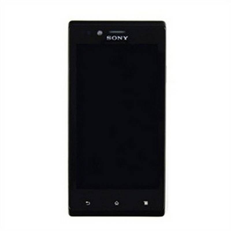 Ecrã completa preta para Sony Xperia J ST26i/ST26a