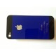 tapa iphone 4 azul con megro