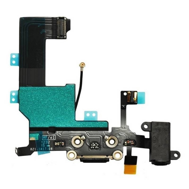 conetor carrega e fone de ouvido iphone 5 preto