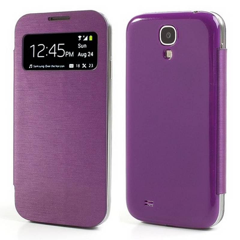 FUNDA CARCASA SAMSUNG I9500, S4 MORADA