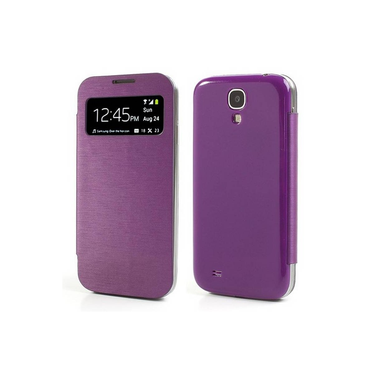 FUNDA CARCASA SAMSUNG I9500, S4 MORADA