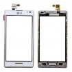 Pantalla tactil con marco LG L9 P760 digitalizador Blanco