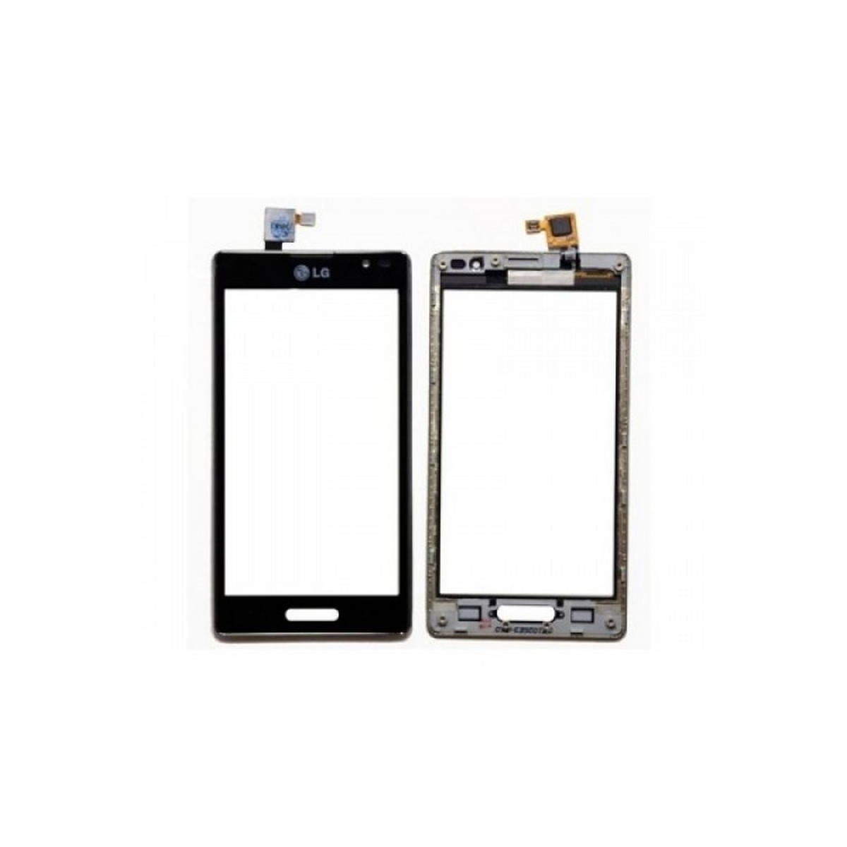 TACTIL CON MARCO LG L9 P760, Negra