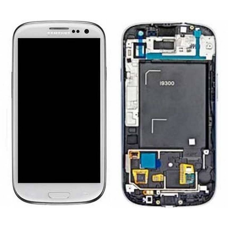 PANTALLA COMPLETA SAMSUNG GALAXY S3 I9300, COMPATIBLE BLANCA