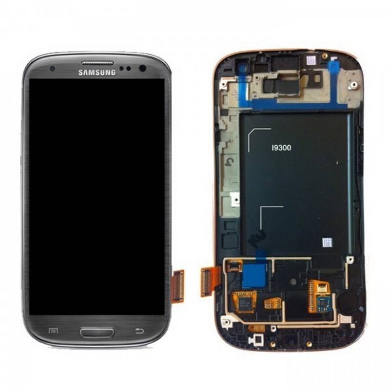 PANTALLA COMPLETA SAMSUNG GALAXY S3 I9300, COMPATIBLE GRIS