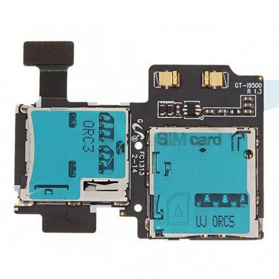 LECTOR SIM Y MEMORIA SAMSUNG GALAXY S4, i9500/I9505/i9506