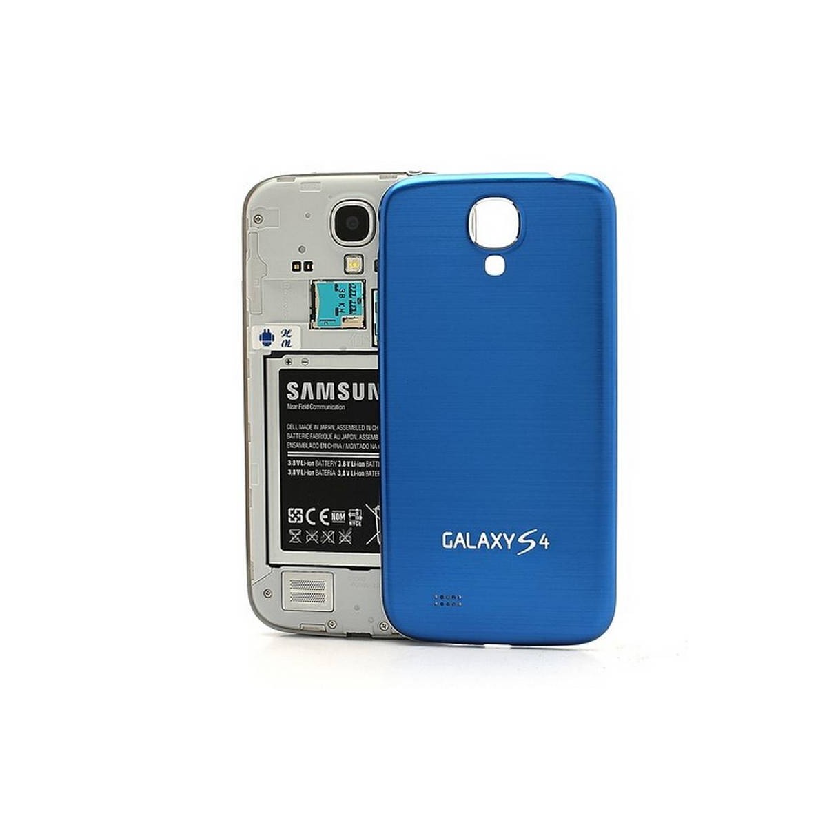 TAPA METALICA COLOR AZUL SAMSUNGALAXY S4 I9500