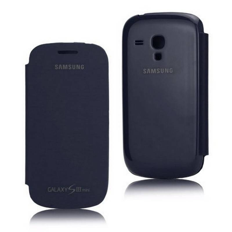 FUNDA COM TAPA SAMSUNG GALAXY S3 MINI I8190 AZUL