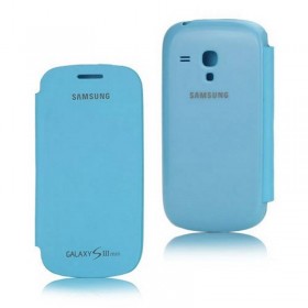 funda com tapa samsung s3 mini azul