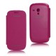 FUNDA CON TAPA SAMSUNG GALAXY S3 MINI I8190 MORADO