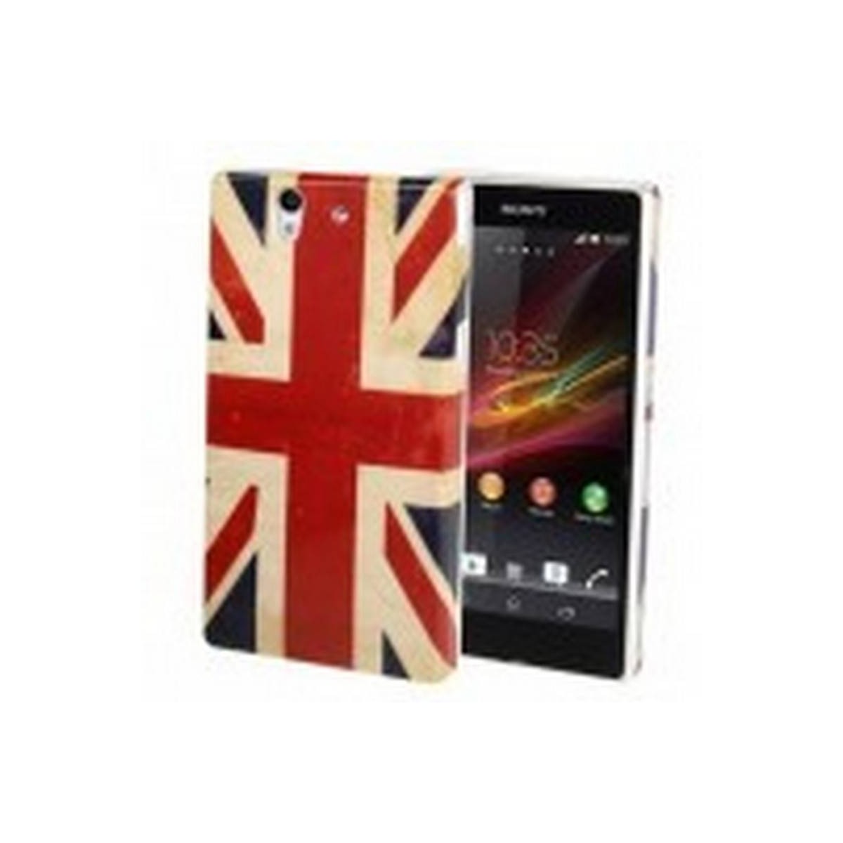 Funda Carcasa Dura para Sony Xperia Z L36h  Bandera Reino Unido Inglaterra Envejecida