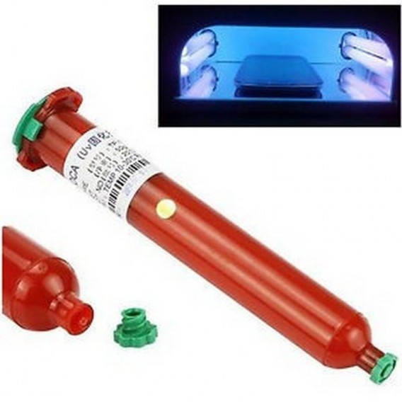 Pegamento, gel Ultravioleta LOCA UV Tipo 2500F para pegar el Digitalizador, Pantalla táctil 50g