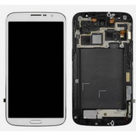 Ecrã completa com marco branca samung galaxy mega 6.3 I9200 I9205