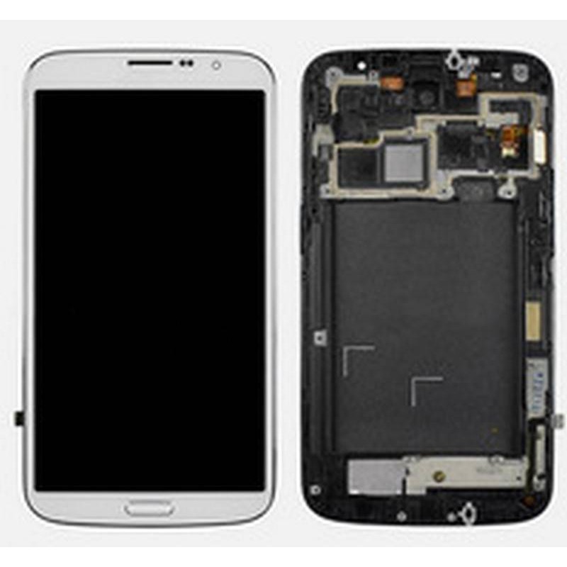 Ecrã completa com marco branca samung galaxy mega 6.3 I9200 I9205