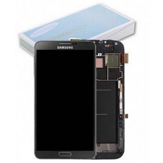 CARCASA FRONTAL & PANTALLA LCD PARA SAMSUNG GALAXY NOTE 3 N9005  GRIS 