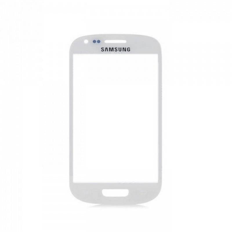 Cristal para samung galaxy s3 mini i8190 em cor branco