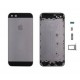 tapa carcasa trasera para iphone 5s color Negro