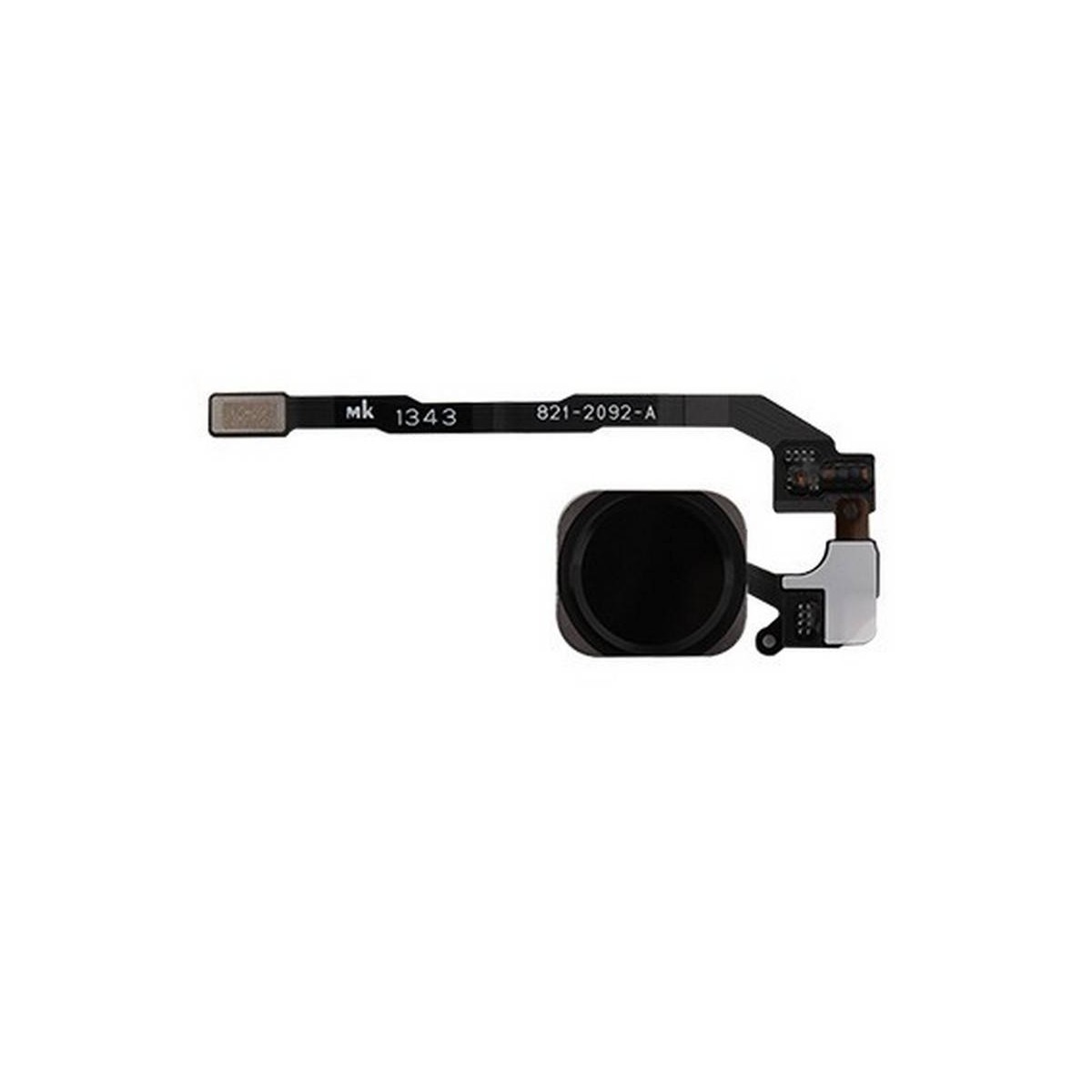 Flex de botón home completo para Apple iPhone 5S en color negro