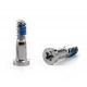 Set de 2 tornillos pentagonales, para iPhone 5S color gris