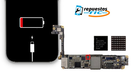 Reparacion chip de carga iPhone Xs Max