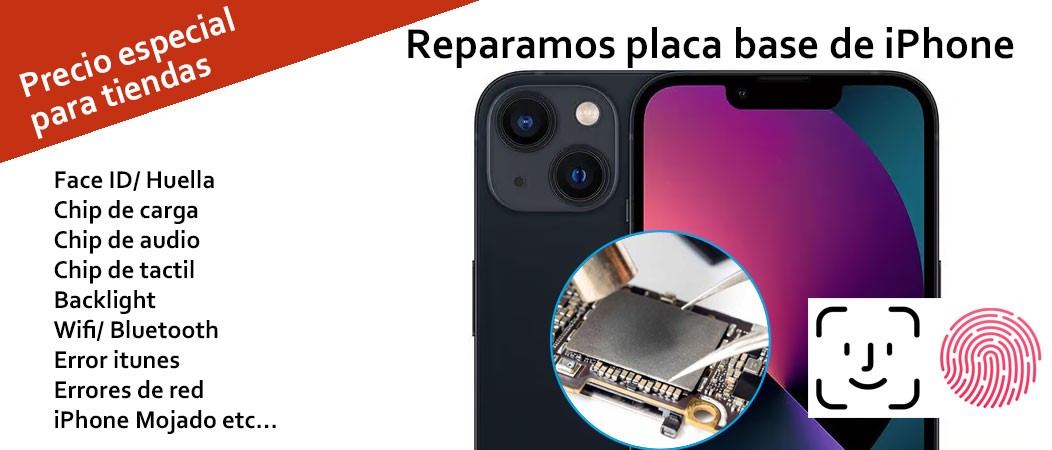 Reparar placa base iPhone