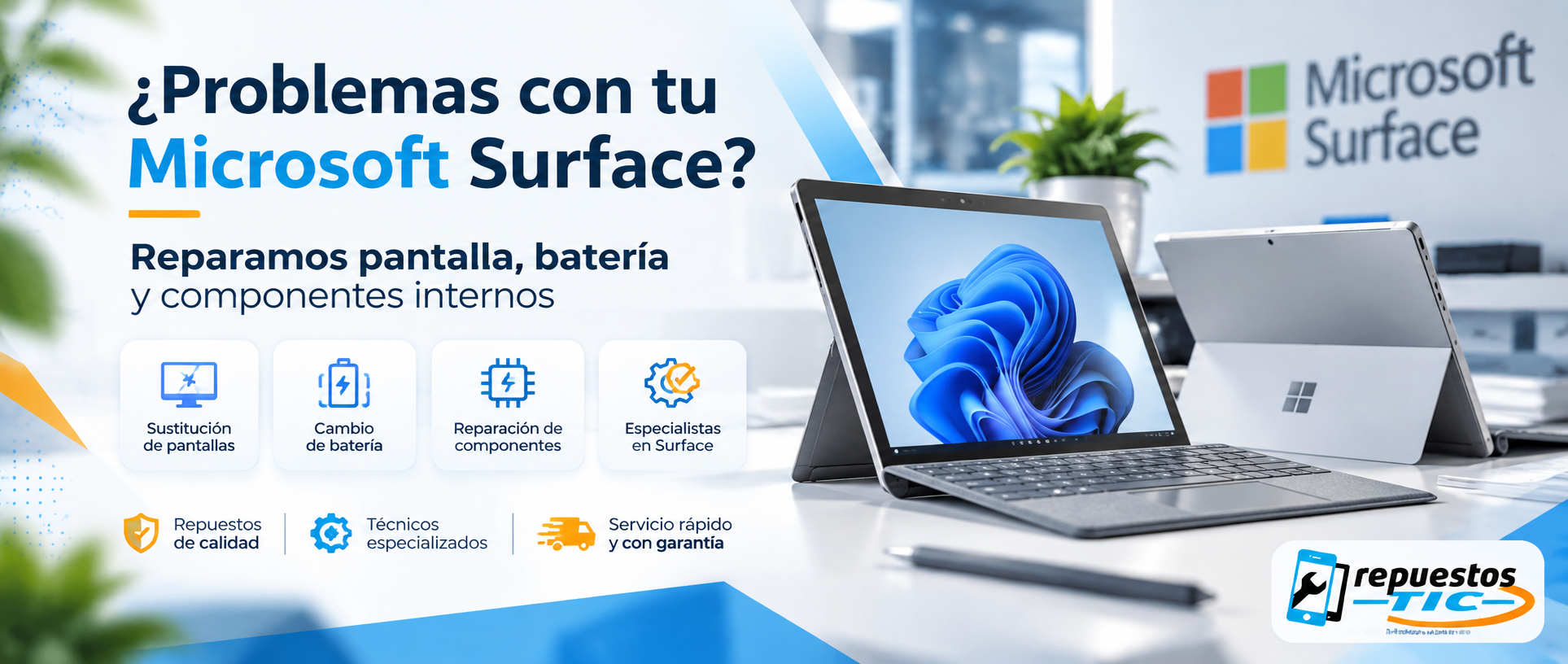 Reparación Microsoft Surface